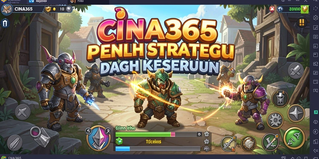 Tampilan gameplay CINA365 yang menarik dan adiktif.