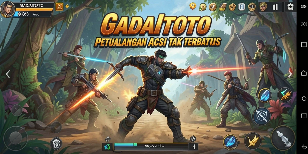 Gameplay GADAITOTO menampilkan aksi seru dan tantangan menarik.