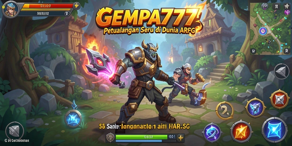 Tampilan gameplay menakjubkan dalam dunia ARPG GEMPA777.