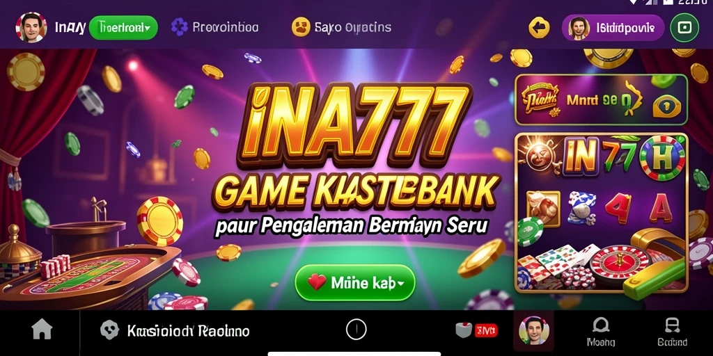 Screenshot gameplay INA777 yang menarik dengan pengalaman kasino yang menyenangkan.