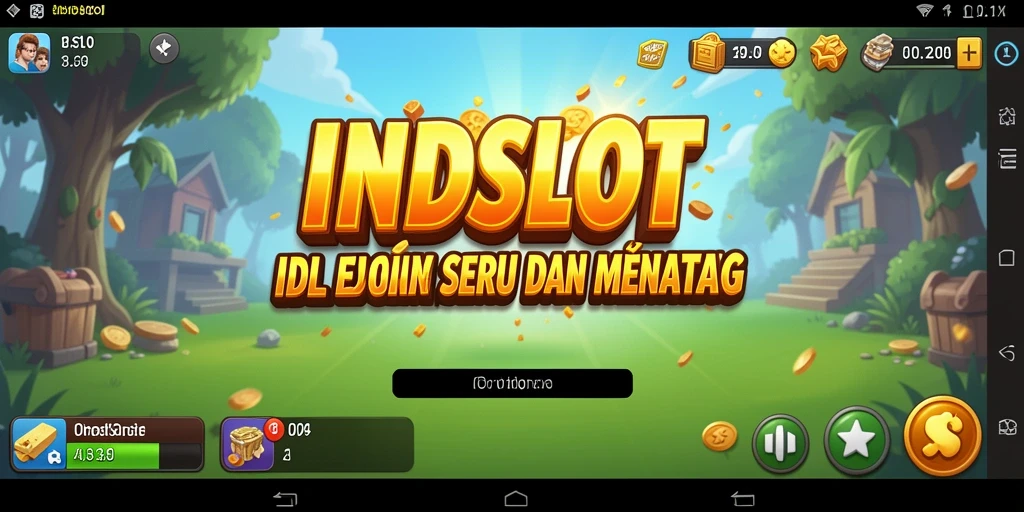 Tampilan gameplay INDSLOT yang memikat dan penuh warna.
