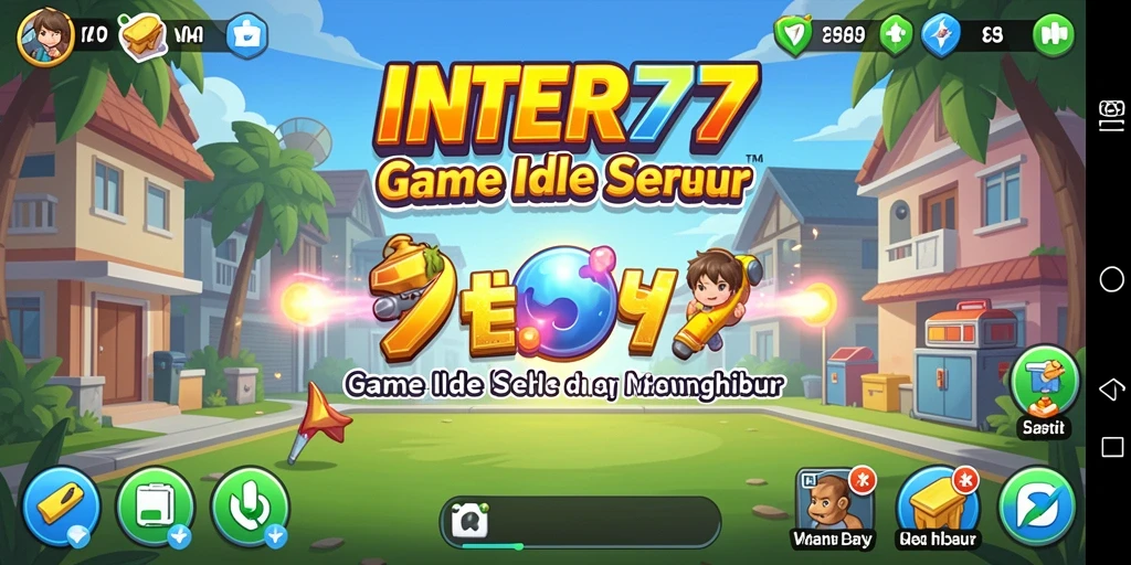 Tampilan gameplay menarik dari INTER77 dengan karakter dan lingkungan yang berwarna.