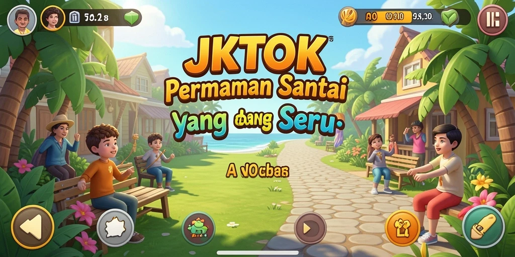 Screenshot JKTOK menampilkan karakter dan tantangan menarik dalam permainan Casual.