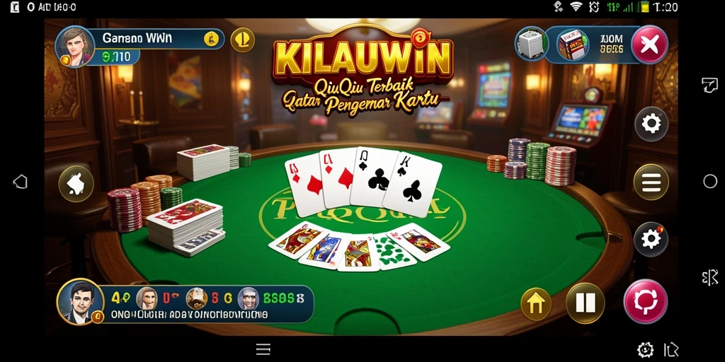 Tampilan gameplay seru dalam KILAUWIN QiuQiu.