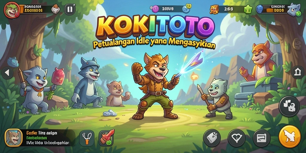 Gameplay KOKITOTO yang menarik dalam mode Idle.
