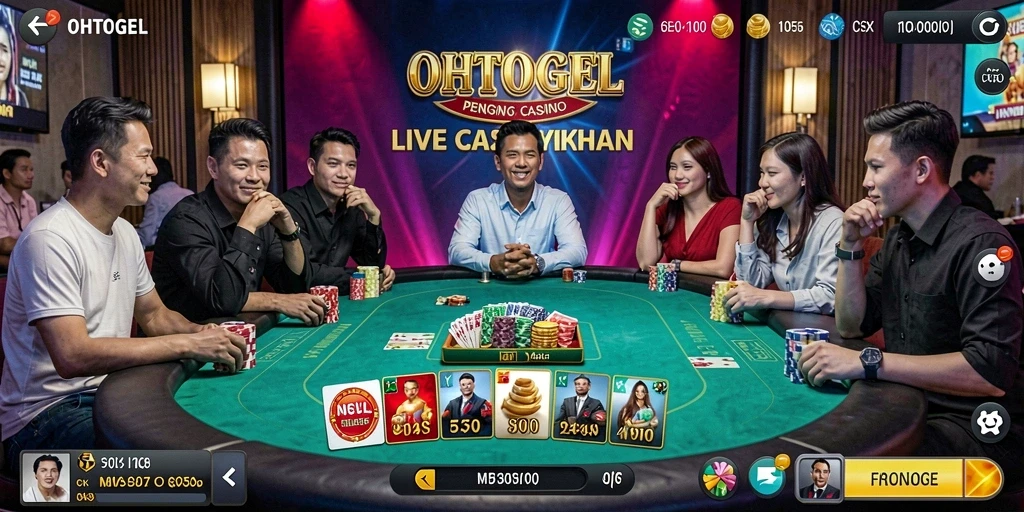 Gameplay Live Casino yang menarik dan interaktif dari OHTOGEL.
