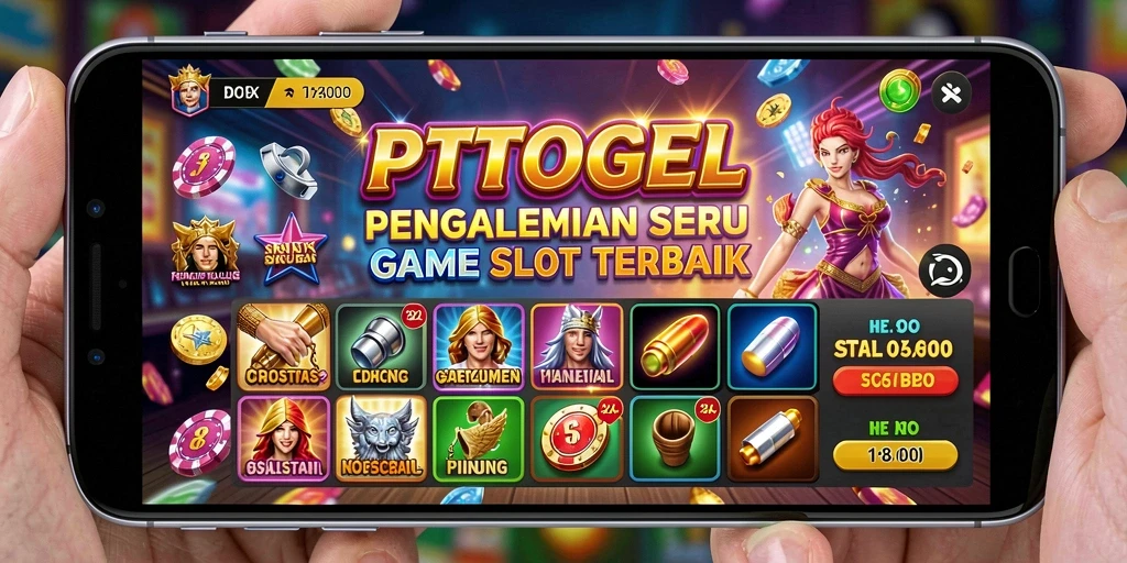 Screenshot gameplay PTTOGEL yang menunjukkan mesin slot yang menarik.