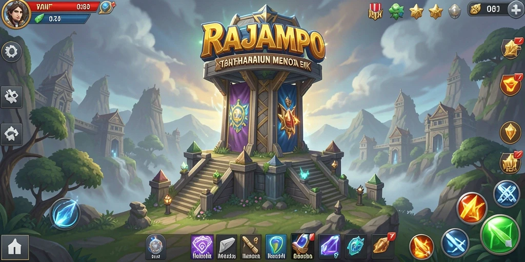 Gameplay menegangkan di <strong>RAJAMPO</strong> dengan pertahanan menara yang strategis.