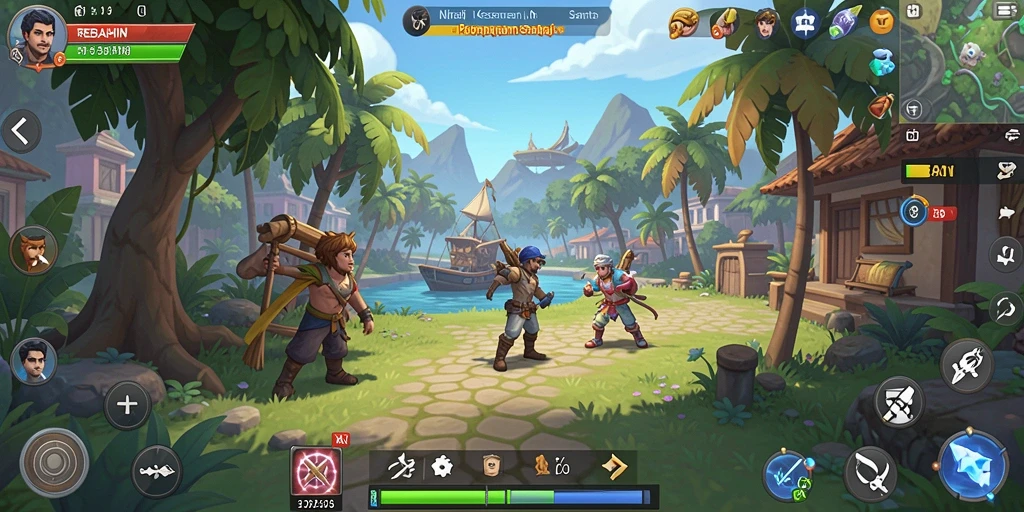 Tampilan gameplay <strong>REBAHIN</strong> yang memikat dan penuh warna.