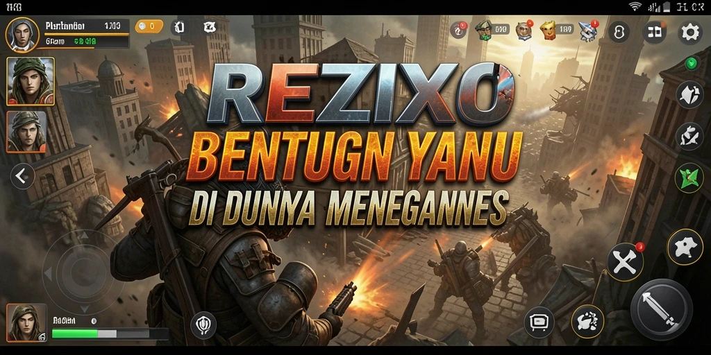 Tangkapan layar gameplay menegangkan dalam REZIXO.