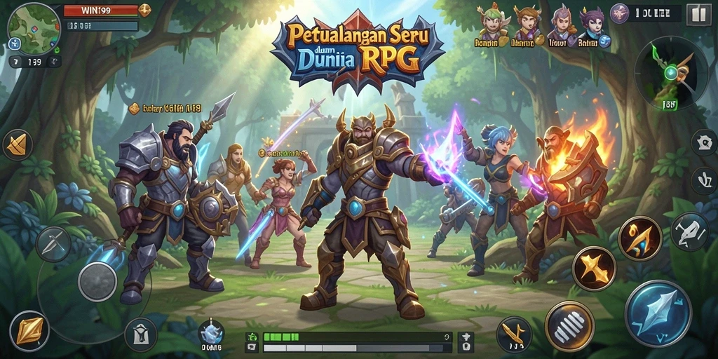 Gameplay RPG yang mendalam dan seru di WIN199.